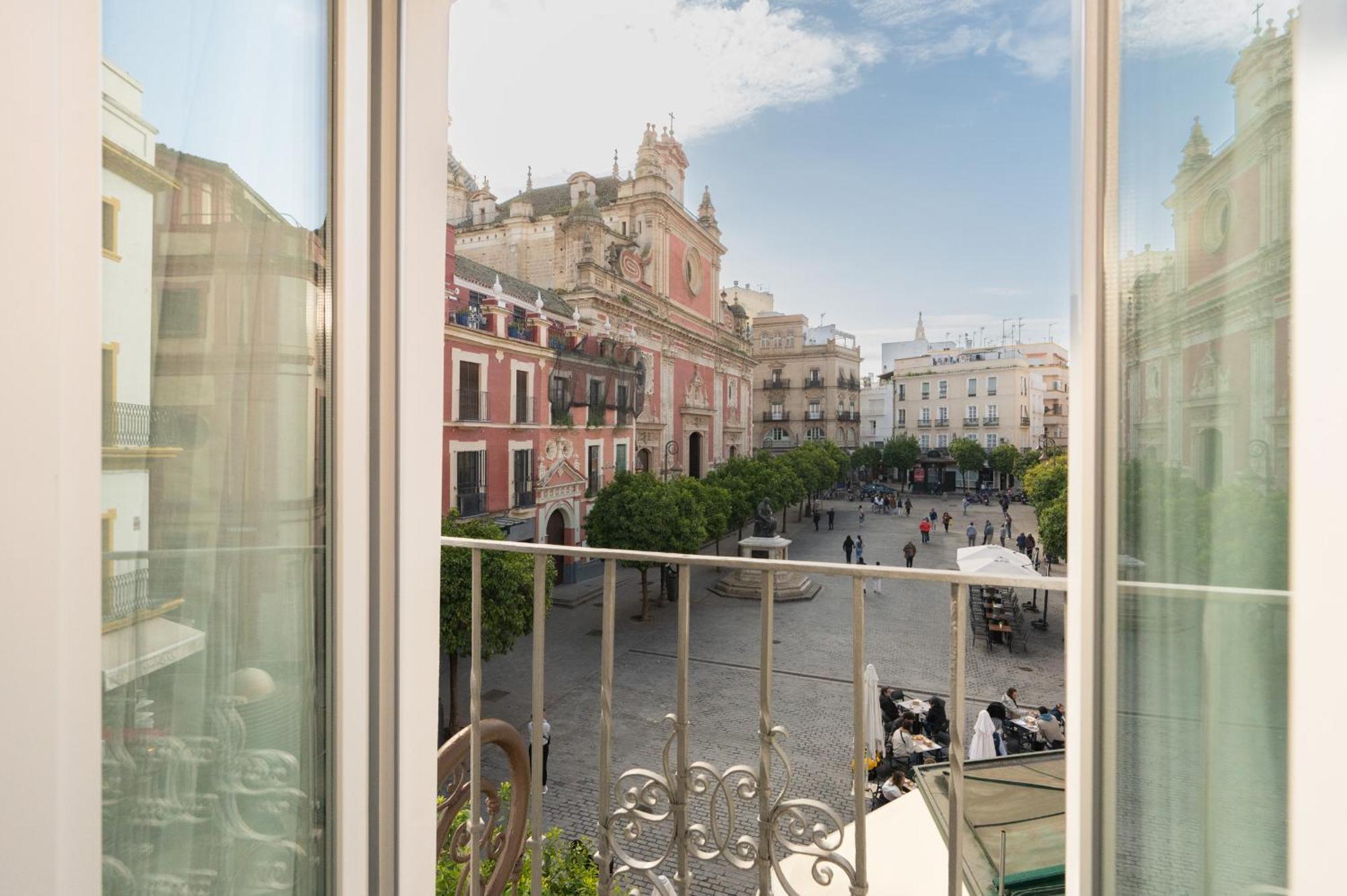 Espectacular 2h 3b Con Terraza Plaza Del Salvador Apartament Sevilla