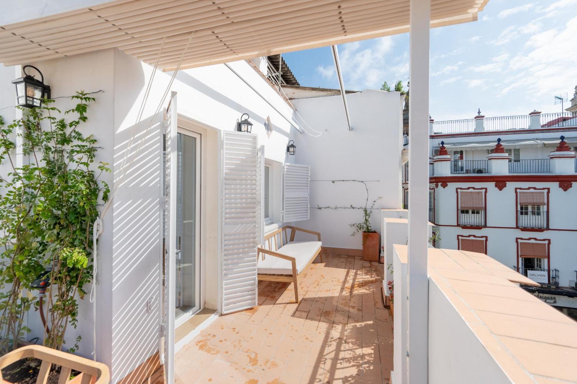 Espectacular 2h 3b Con Terraza Plaza Del Salvador Apartment Seville